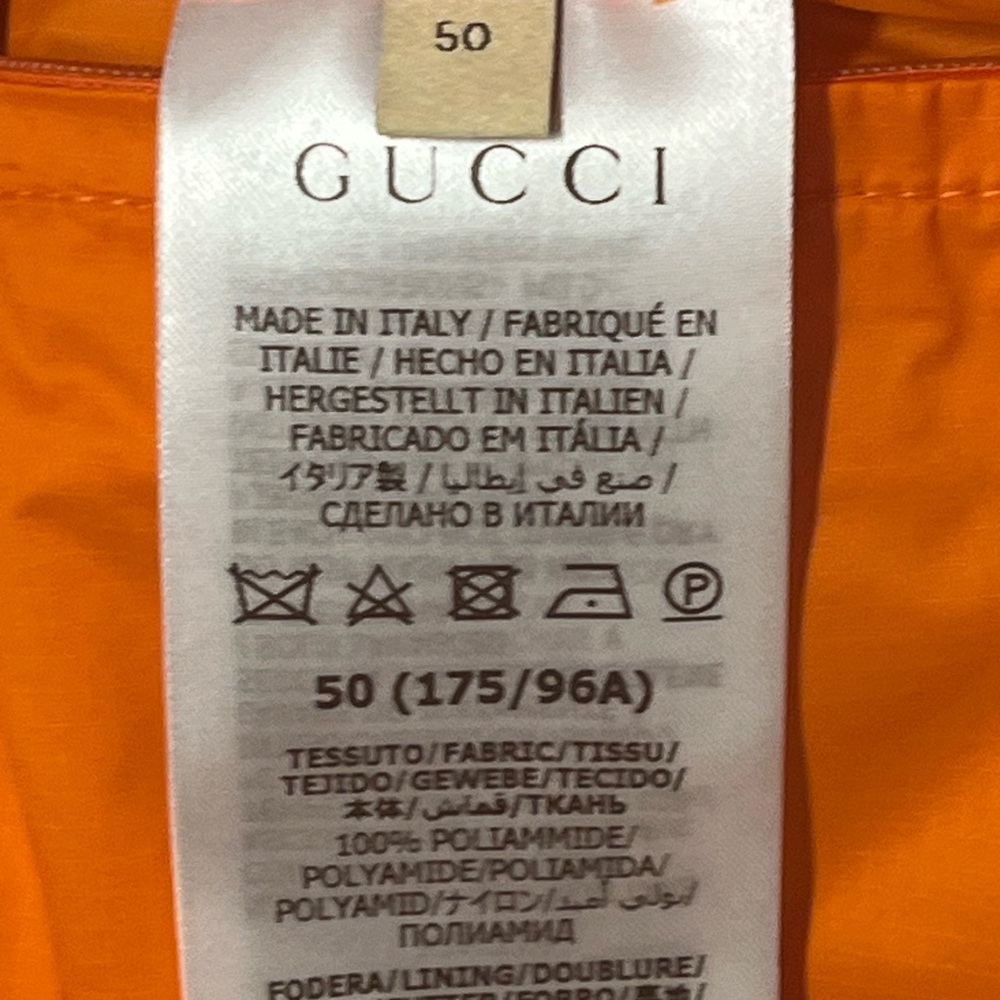 Authentic Gucci Nylon Jacket With Embroidered Pat… - image 7